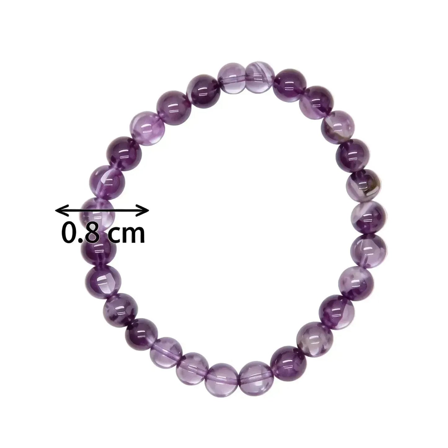 CHIGROVE Natural Amethyst Crystal Bracelet | Healing Crystal Jewelry for Love & Daily Wear - ChiGrove