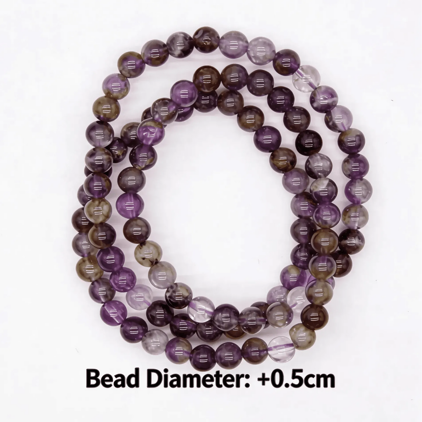 CHIGROVE Natural Grade 3 - Layer Amethyst Bracelet | Healing Crystal Jewelry for Love & Daily Wear - ChiGrove