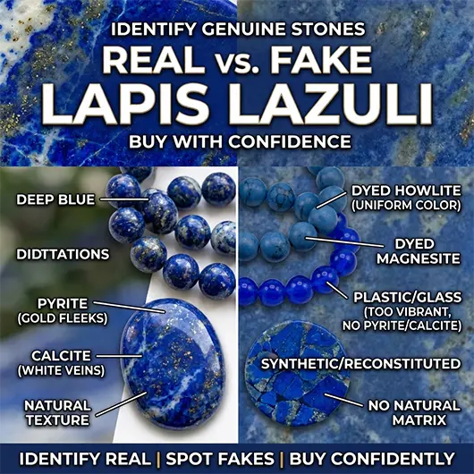Real vs. Fake Lapis Lazuli: How to Identify Genuine Stones, Spot Every Common Imitation & Buy With Confidence