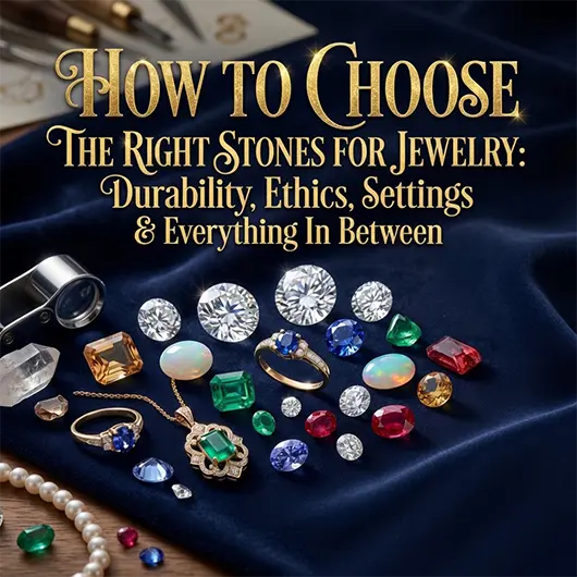 How to Choose the Right Stones for Jewelry: Durability, Ethics, Settings & Everything In Between