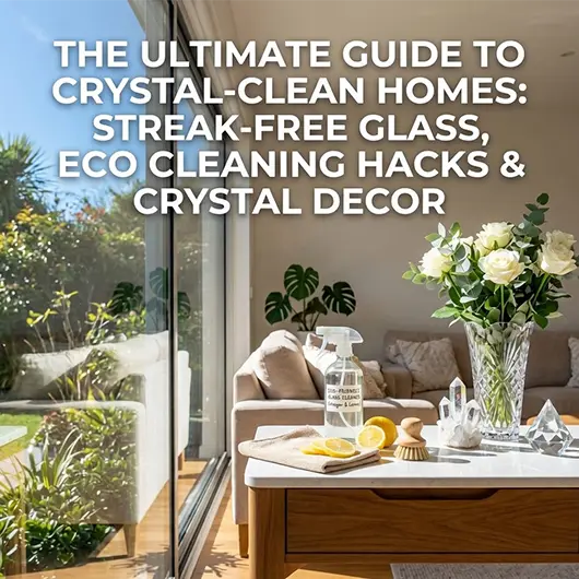 The Ultimate Guide to Crystal-Clean Homes: Streak-Free Glass, Eco Cleaning Hacks & Crystal Decor