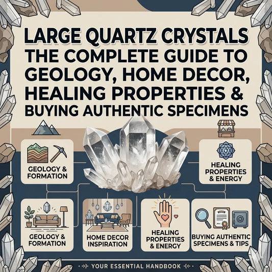 Large Quartz Crystals: The Complete Guide to Geology, Home Decor, Healing Properties & Buying Authentic Specimens