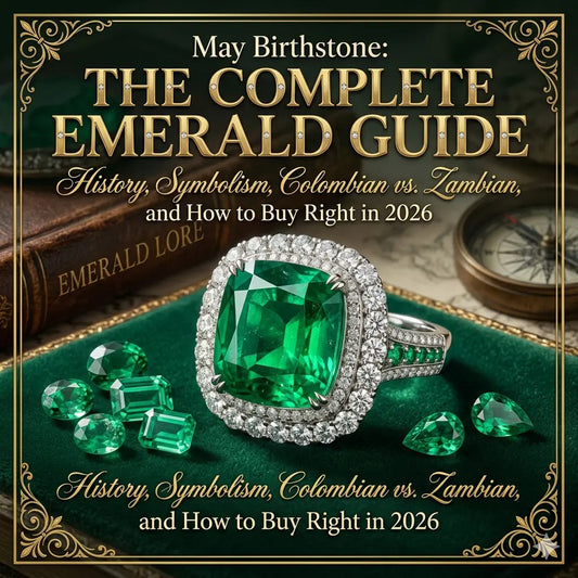 May Birthstone: The Complete Emerald Guide — History, Symbolism, Colombian vs. Zambian, and How to Buy Right in 2026