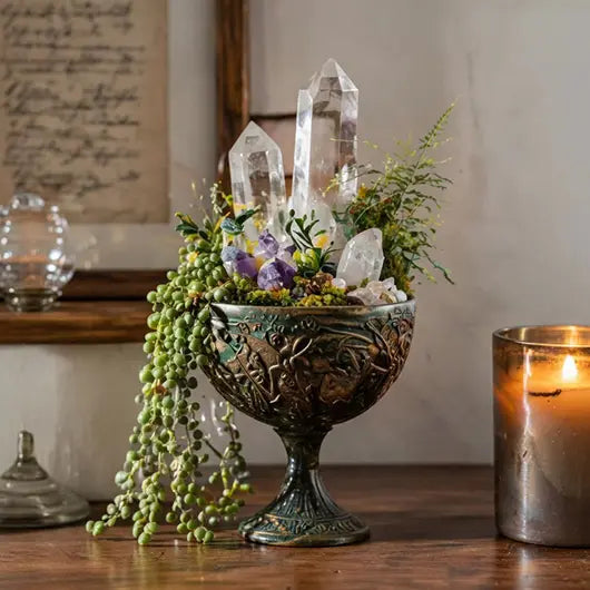 How a Crystal Terrarium Turned Our Home Into a Sanctuary