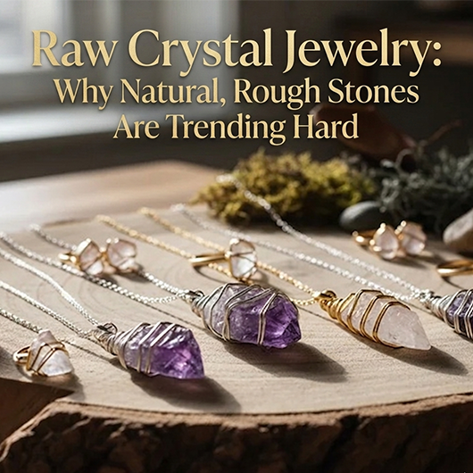 Raw Crystal Jewelry: Why Natural, Rough Stones Are Trending Hard