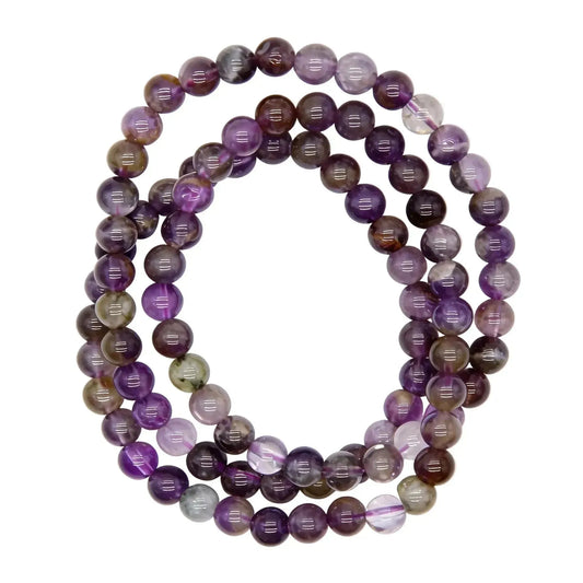 CHIGROVE Natural Grade 3 - Layer Amethyst Bracelet | Healing Crystal Jewelry for Love & Daily Wear - ChiGrove