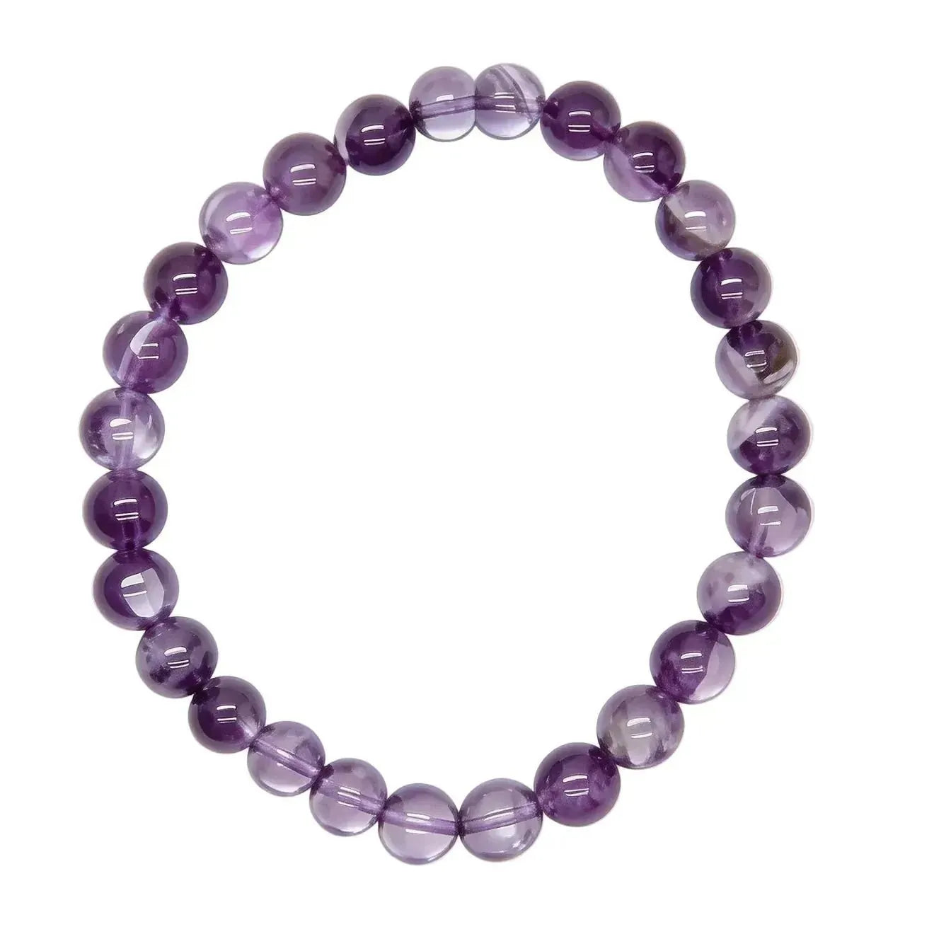 CHIGROVE Natural Amethyst Crystal Bracelet | Healing Crystal Jewelry for Love & Daily Wear - ChiGrove