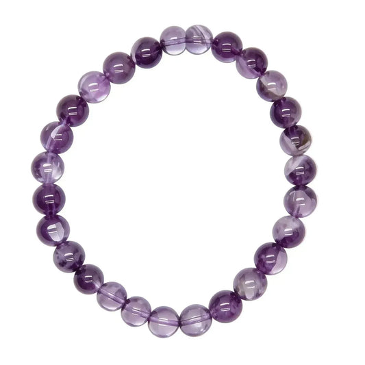 CHIGROVE Natural Amethyst Crystal Bracelet | Healing Crystal Jewelry for Love & Daily Wear - ChiGrove