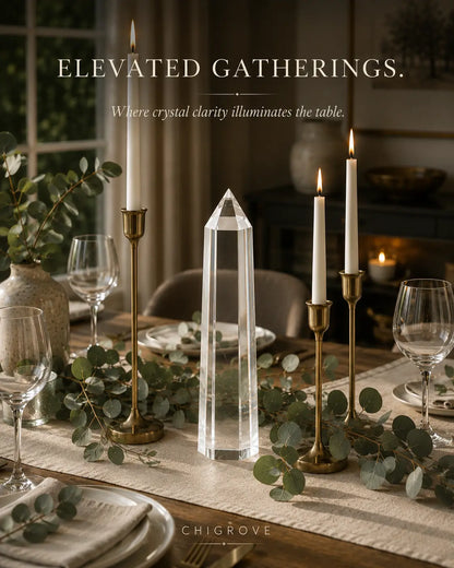 Clear Quartz Crystal Tower | A quiet piece of light for clarity and intention