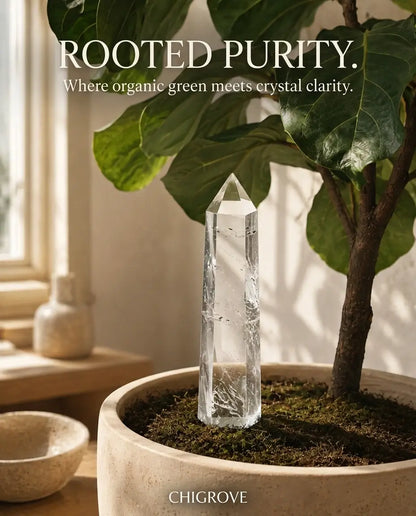 Clear Quartz Crystal Tower | A quiet piece of light for clarity and intention