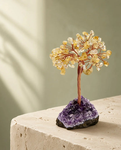 Citrine Crystal Tree | A little reminder of what you're growing toward