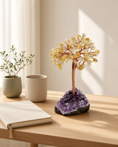 Citrine Crystal Tree | A little reminder of what you're growing toward
