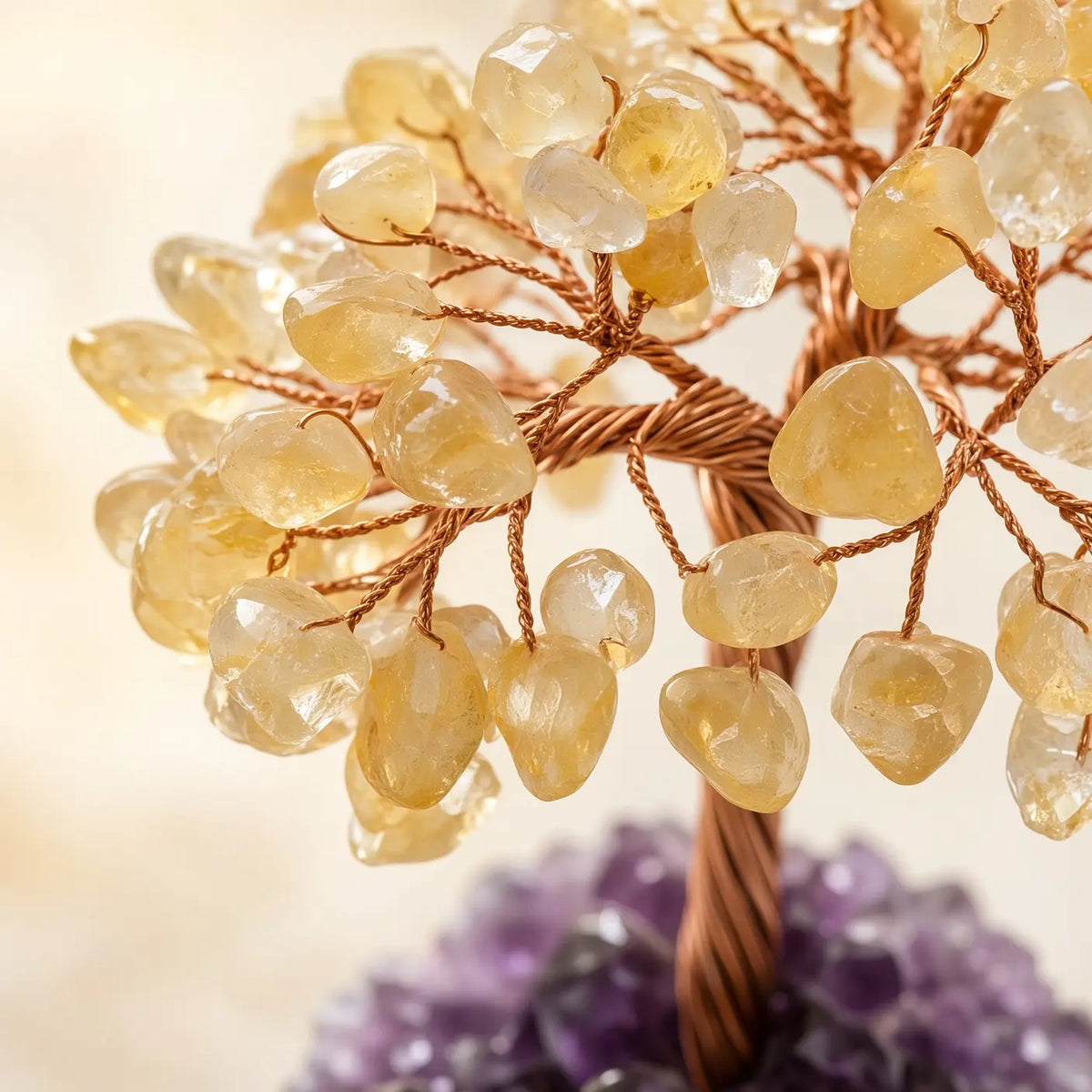 Citrine Crystal Tree | A little reminder of what you're growing toward