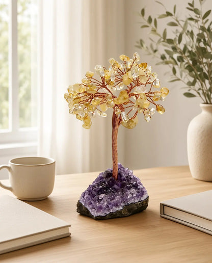Citrine Crystal Tree | A little reminder of what you're growing toward