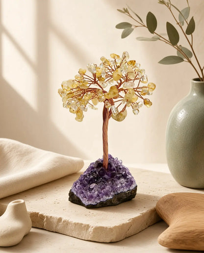 Citrine Crystal Tree | A little reminder of what you're growing toward