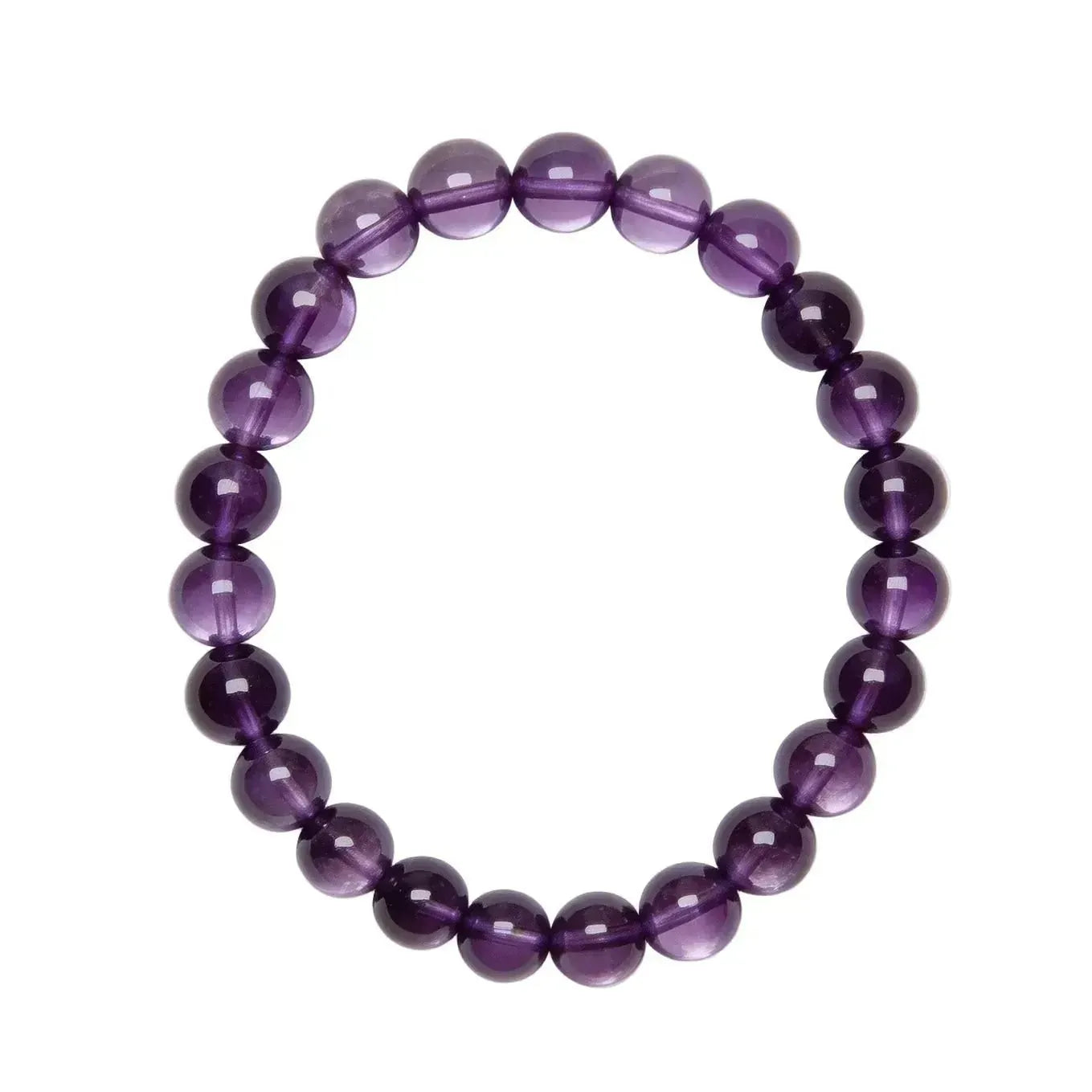 CHIGROVE Natural Amethyst Beaded Bracelet | Healing Crystal Jewelry for Love & Daily Wear - ChiGrove