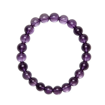 CHIGROVE Natural Amethyst Beaded Bracelet | Healing Crystal Jewelry for Love & Daily Wear - ChiGrove