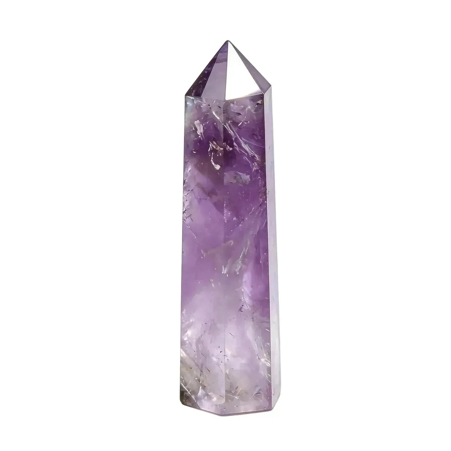 CHIGROVE Natural Amethyst Crystal Obelisk | Spiritual Crystal for Protection & Energy Focus - ChiGrove