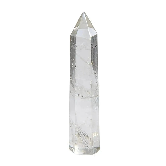CHIGROVE Natural Clear Quartz Crystal Obelisk | Spiritual Crystal for Protection & Energy Focus - ChiGrove