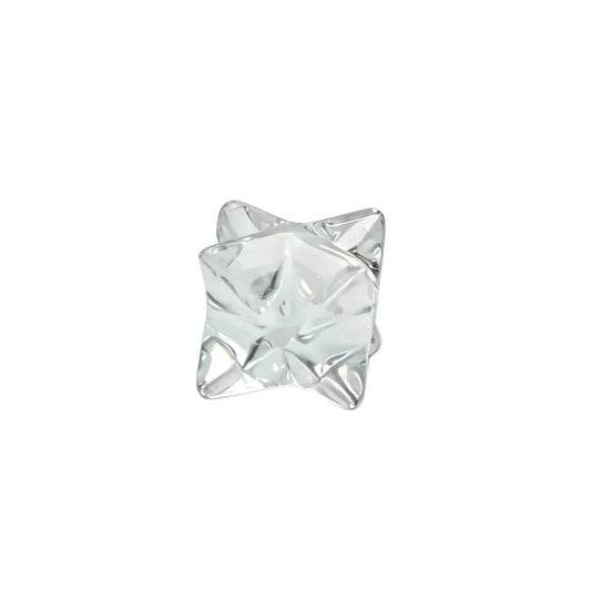 CHIGROVE Natural Clear Quartz Hexagram | Unique Healing Jewelry for Meditation & Gifts - ChiGrove