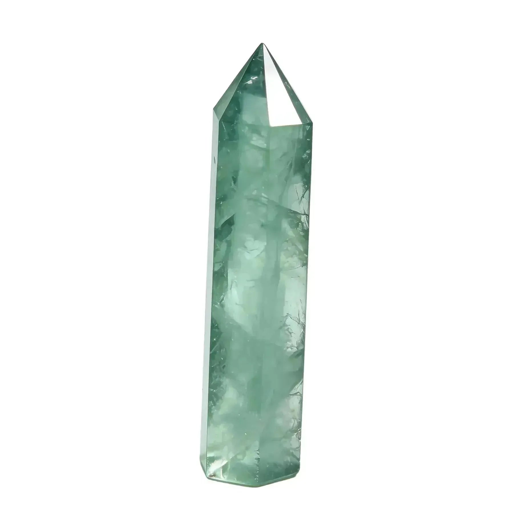 CHIGROVE Natural Green Fluorite Crystal Obelisk | Spiritual Crystal for Protection & Energy Focus - ChiGrove