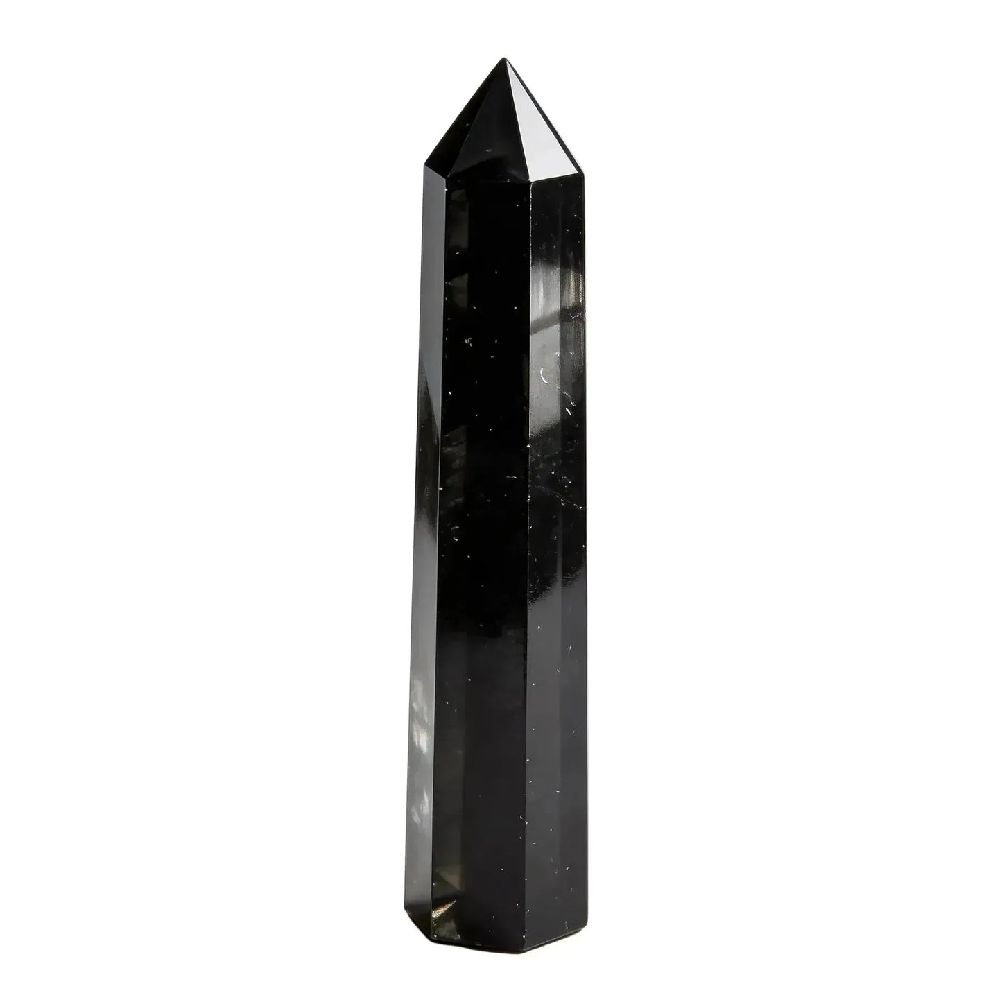 CHIGROVE Natural Obsidian Obelisk | Spiritual Crystal for Protection & Energy Focus - ChiGrove