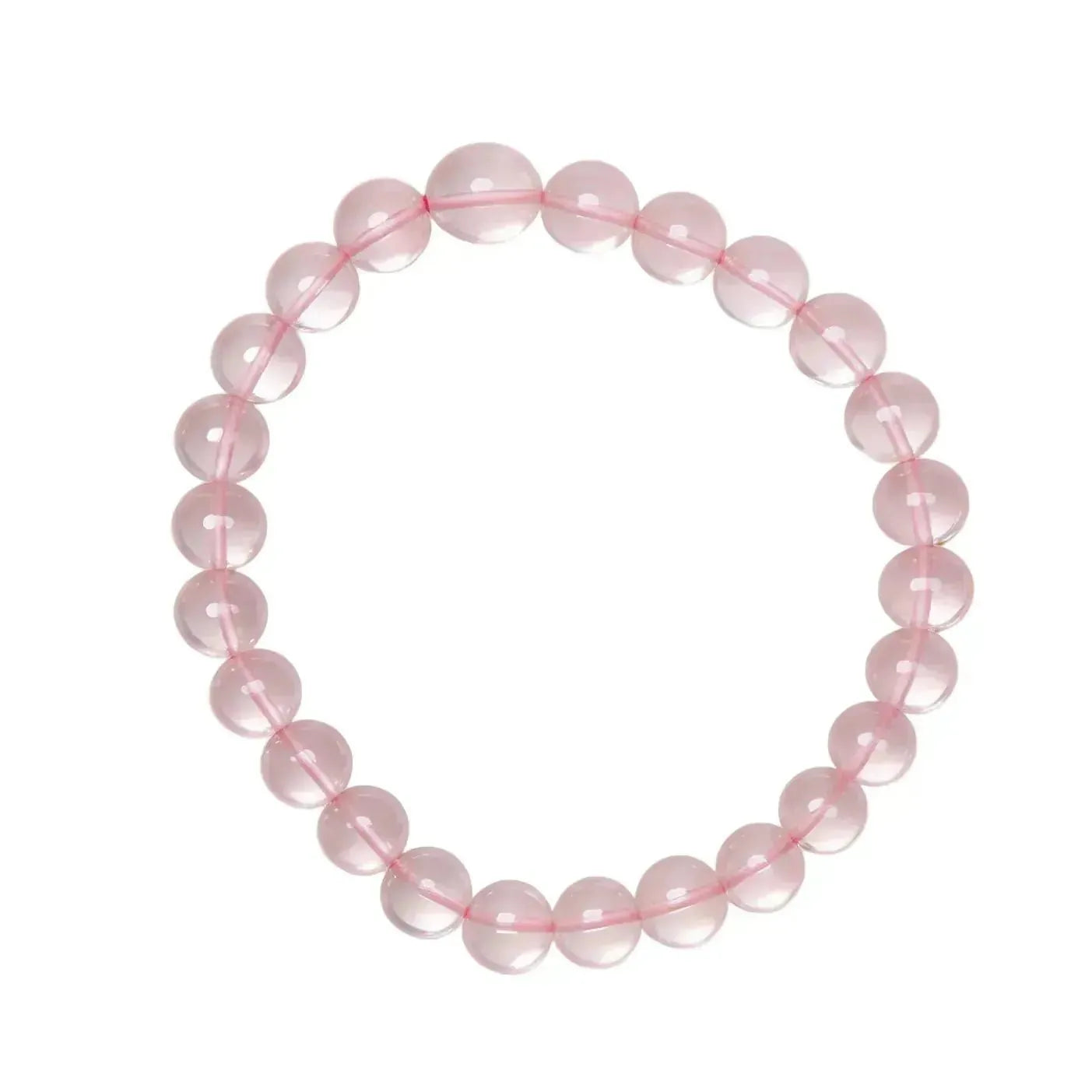 CHIGROVE Natural Rose Quartz Bracelet | Healing Crystal Jewelry for Love & Daily Wear - ChiGrove