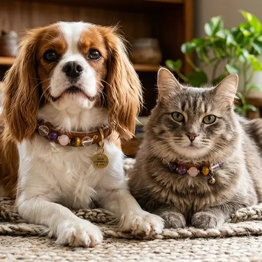 Healing Crystal Pet Jewelry — Collars for Cats & Dogs | CHIGROVE