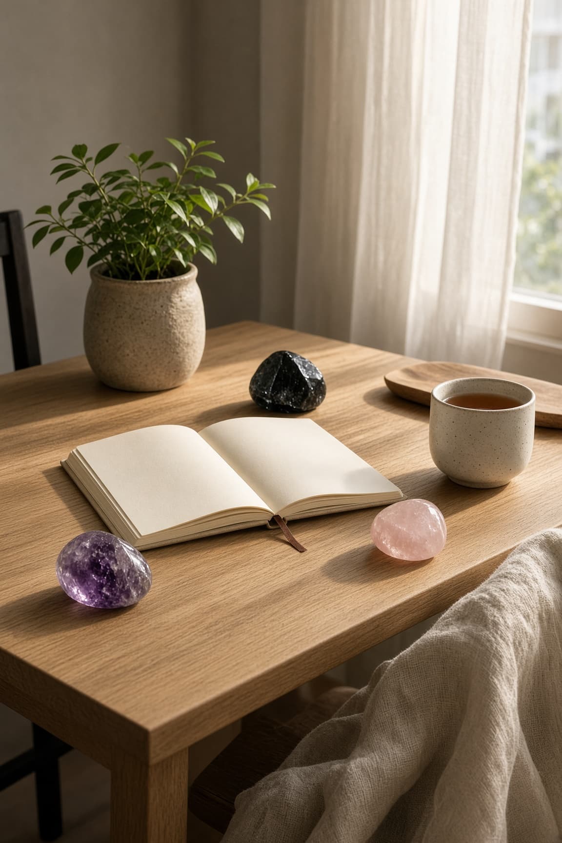 Desk and journaling
